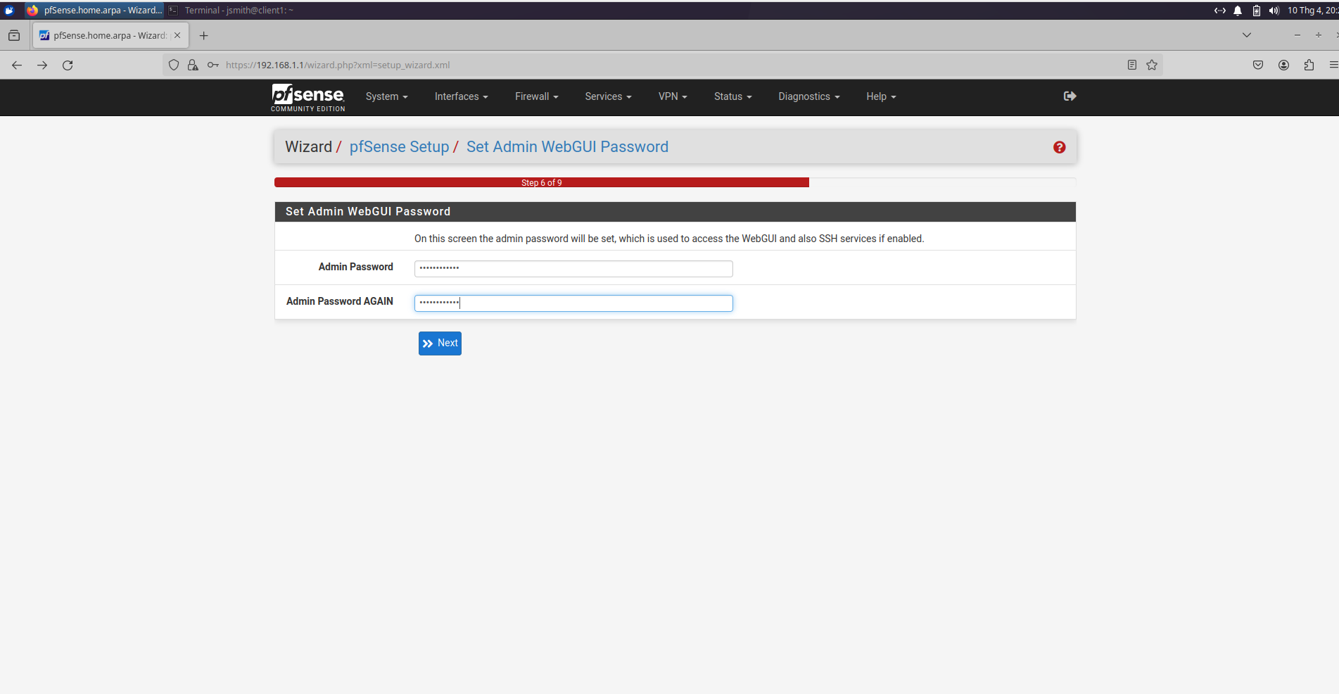 psfense setup